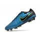 Nike Tiempo Legend 10 Elite Firm Ground Men Blue Black Football Shoes