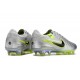 Nike Tiempo Legend 10 Elite Firm Ground Men Silver Football Shoes