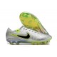 Nike Tiempo Legend 10 Elite Firm Ground Men Silver Football Shoes