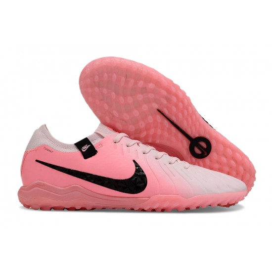 Nike Tiempo Legend 10 Elite Turf Men Pink White Football Shoes