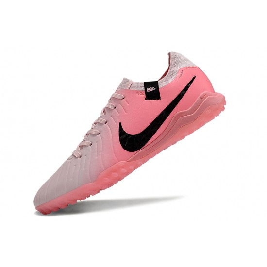 Nike Tiempo Legend 10 Elite Turf Men Pink White Football Shoes