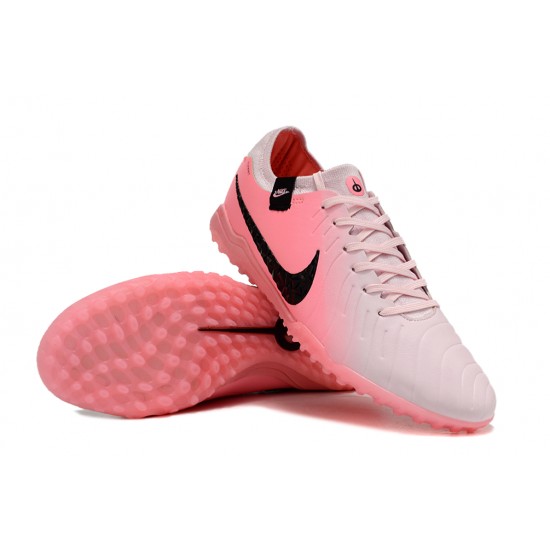 Nike Tiempo Legend 10 Elite Turf Men Pink White Football Shoes