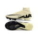 Unisex Nike Air Zoom Mercurial Superfly IX Elite Firm Ground High top Beige Black Football Shoes