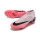 Unisex Nike Air Zoom Mercurial Superfly IX Elite Firm Ground High top Pink Black Football Shoes