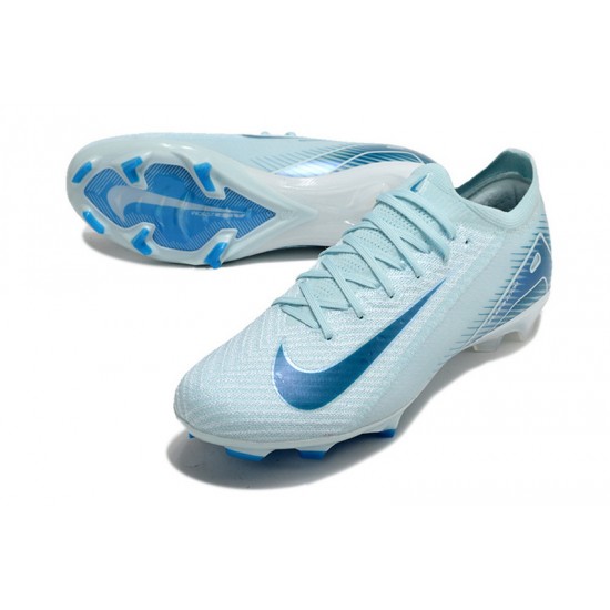 Unisex Nike Air Zoom Mercurial Vapor 16 Elite Firm Ground Blue Football Shoes