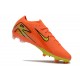 Unisex Nike Air Zoom Mercurial Vapor 16 Elite Firm Ground Orange Yellow Football Shoes