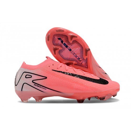 Unisex Nike Air Zoom Mercurial Vapor 16 Elite Firm Ground Pink Black Football Shoes