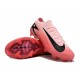 Unisex Nike Air Zoom Mercurial Vapor 16 Elite Firm Ground Pink and Black Football Shoes