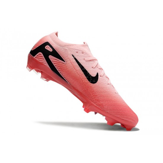 Unisex Nike Air Zoom Mercurial Vapor 16 Elite Firm Ground Pink and Black Football Shoes