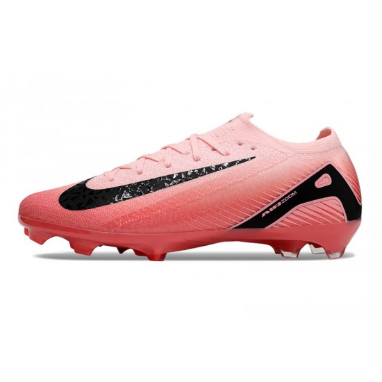 Unisex Nike Air Zoom Mercurial Vapor 16 Elite Firm Ground Pink and Black Football Shoes