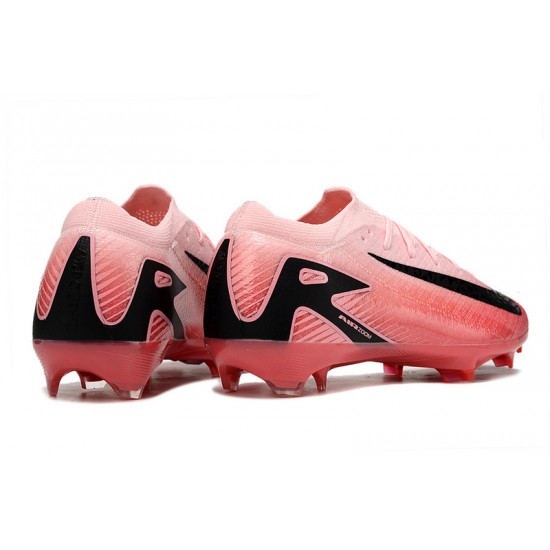 Unisex Nike Air Zoom Mercurial Vapor 16 Elite Firm Ground Pink and Black Football Shoes