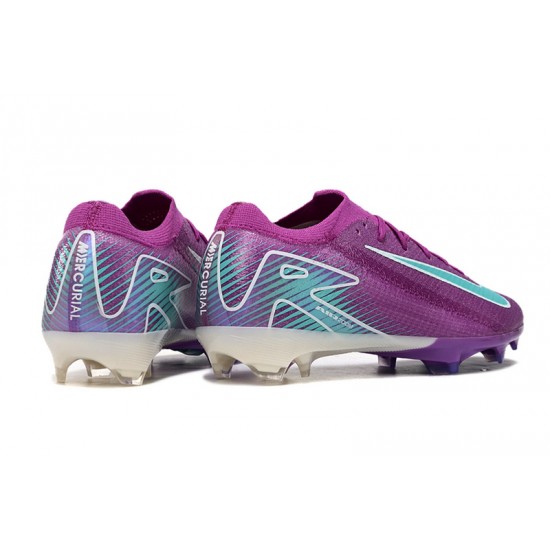 Unisex Nike Air Zoom Mercurial Vapor 16 Elite Firm Ground Purple and Blue Football Shoes