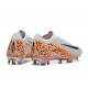 Unisex Nike Air Zoom Mercurial Vapor 16 Elite Firm Ground White and Orange Football Shoes