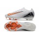 Unisex Nike Air Zoom Mercurial Vapor 16 Elite Firm Ground White and Orange Football Shoes