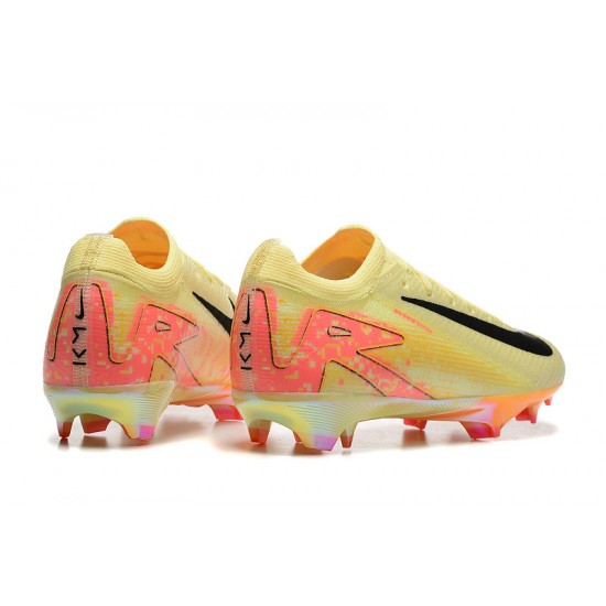 Unisex Nike Air Zoom Mercurial Vapor 16 Elite Firm Ground Yellow and Orange Football Shoes