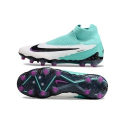 Unisex Nike Phantom GX Elite Artificial Ground High top Teal Black Football Shoes