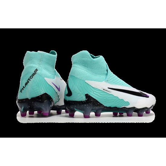 Unisex Nike Phantom GX Elite Artificial Ground High top Teal Black Football Shoes