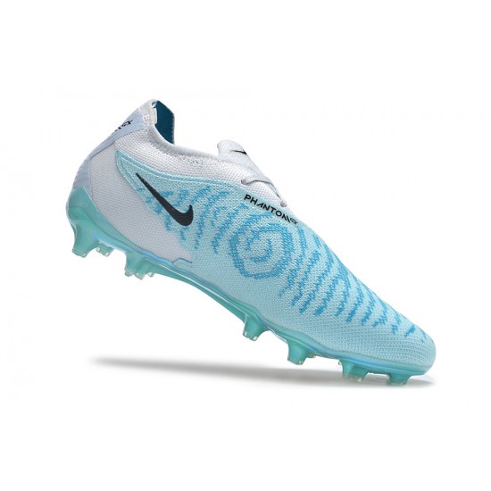 Unisex Nike Phantom GX Elite Firm Ground Blue White Football Shoes