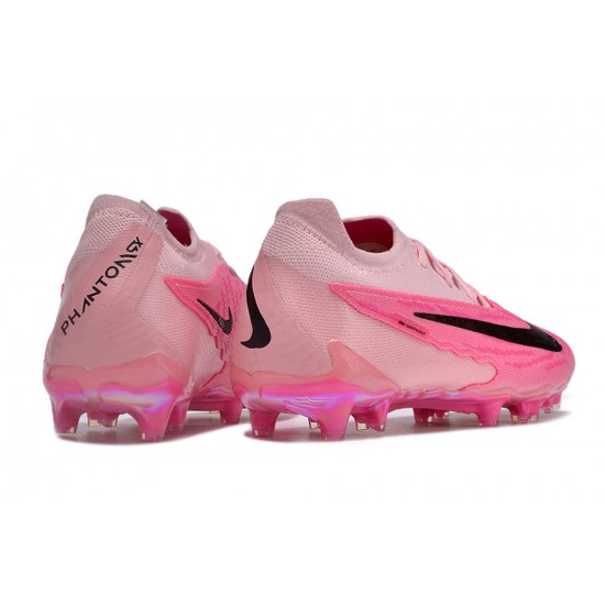 Unisex Nike Phantom GX Elite Firm Ground Pink Black Football Shoes