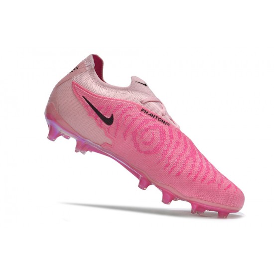 Unisex Nike Phantom GX Elite Firm Ground Pink Black Football Shoes