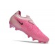 Unisex Nike Phantom GX Elite Firm Ground Pink Black Football Shoes