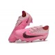 Unisex Nike Phantom GX Elite Firm Ground Pink Black Football Shoes