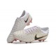 Unisex Nike Tiempo Legend 10 Elite Firm Ground Gold White Football Shoes