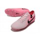 Unisex Nike Tiempo Legend 10 Elite Firm Ground Pink and White Football Shoes