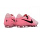 Unisex Nike Tiempo Legend 10 Elite Firm Ground Pink and White Football Shoes