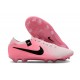 Unisex Nike Tiempo Legend 10 Elite Firm Ground Pink and White Football Shoes