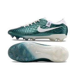 Unisex Nike Tiempo Legend 10 Elite Firm Ground Teal White Football Shoes