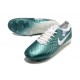 Unisex Nike Tiempo Legend 10 Elite Firm Ground Teal White Football Shoes