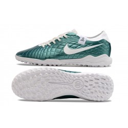 Unisex Nike Tiempo Legend 10 Elite Turf Teal White Football Shoes