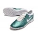 Unisex Nike Tiempo Legend 10 Elite Turf Teal White Football Shoes