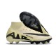 Nike Air Zoom Mercurial Superfly 9 Elite AG High Top Football Boots & Shoes Beige Black