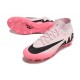 Nike Air Zoom Mercurial Superfly 9 Elite AG High Top Football Boots & Shoes Pink White Black