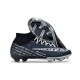 Nike Air Zoom Mercurial Superfly 9 Elite FG High Top Football Boots & Shoes Deep Blue White