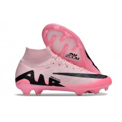 Nike Air Zoom Mercurial Superfly 9 Elite FG High Top Football Boots & Shoes Pink Black