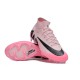 Nike Air Zoom Mercurial Superfly 9 Elite FG High Top Football Boots & Shoes Pink Black