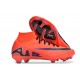 Nike Air Zoom Mercurial Superfly 9 Elite FG High Top Football Boots & Shoes Red Black