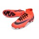 Nike Air Zoom Mercurial Superfly 9 Elite FG High Top Football Boots & Shoes Red Black