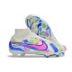 Nike Air Zoom Mercurial Superfly 9 Elite FG High Top Football Boots & Shoes White Blue Pink