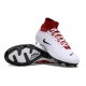 Nike Air Zoom Mercurial Superfly 9 Elite FG High Top Football Boots & Shoes White Red Black