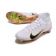 Nike Air Zoom Mercurial Superfly 9 Elite FG High Top Football Boots & Shoes White Yellow