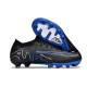 Nike Air Zoom Mercurial Vapor 15 Elite AG Low Football Boots & Shoes Black Blue White