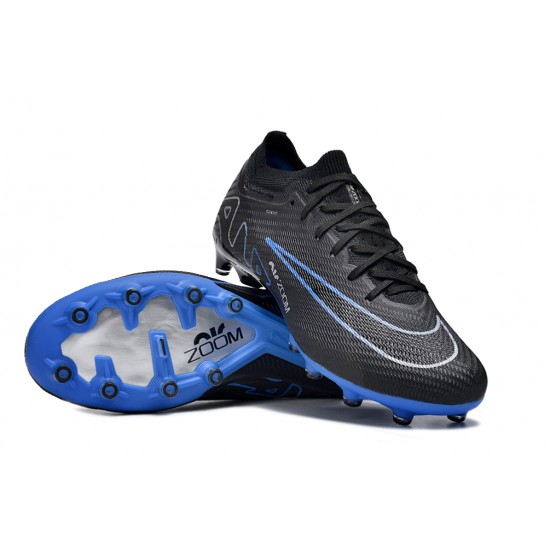 Nike Air Zoom Mercurial Vapor 15 Elite AG Low Football Boots & Shoes Black Blue White