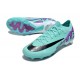 Nike Air Zoom Mercurial Vapor 15 Elite AG Low Football Boots & Shoes Black Ltblue Purple