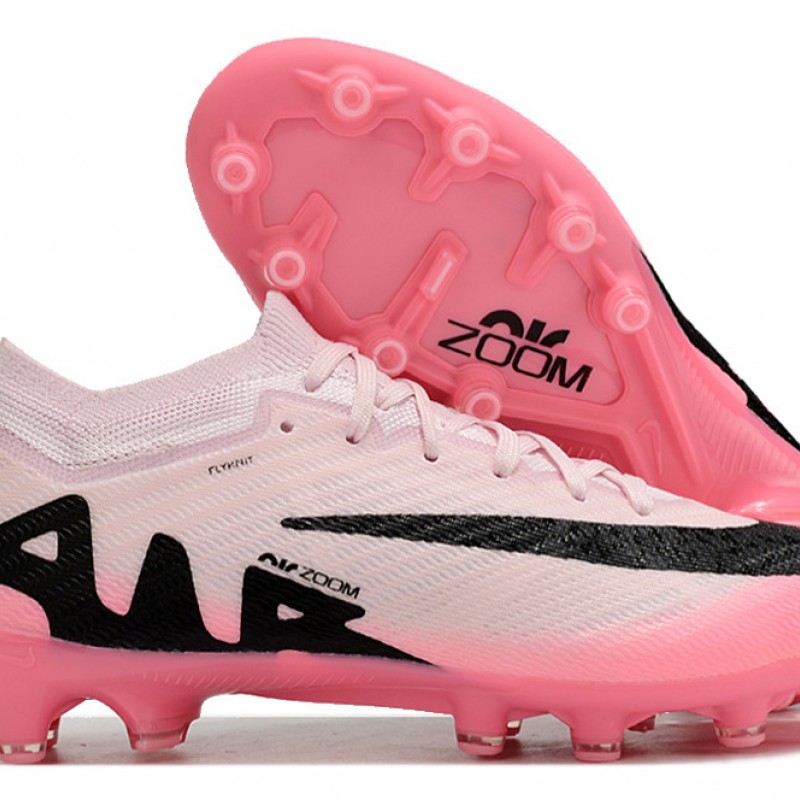 Nike Air Zoom Mercurial Vapor 15 Elite AG Low Football Boots & Shoes Pink White Black 