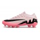 Nike Air Zoom Mercurial Vapor 15 Elite AG Low Football Boots & Shoes Pink White Black