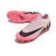 Nike Air Zoom Mercurial Vapor 15 Elite AG Low Football Boots & Shoes Pink White Black